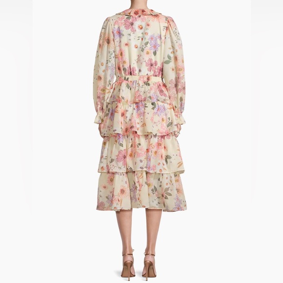 ♡ 𝖱𝖺𝖼𝗁𝖾𝗅 𝖯𝖺𝗋𝖼𝖾𝗅𝗅 ♡ 𝖥𝗅𝗈𝗋𝖺𝗅 𝖳𝗂𝖾𝗋𝖾𝖽 𝖬𝗂𝖽𝗂 𝖣𝗋𝖾𝗌𝗌 - Picture 2 of 7